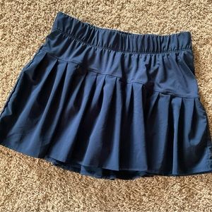 Kyodan Deep Navy Pleated Skort, Women’s Sz P/S